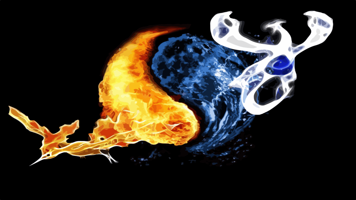 1191x670 Moltres and Lugia Wallpaper