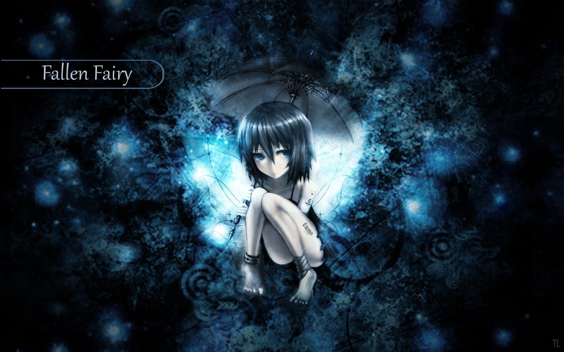 1920x1200 blue, wings, black, dark, lights, text, original, blue eyes, barefoot, short hair, gia, sitting, umbrellas, bandages, anime girls, black hair wallpaper