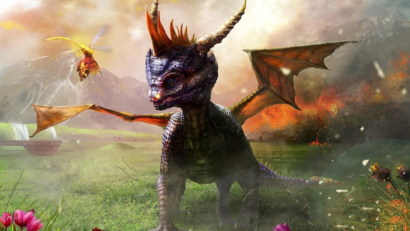 1366x768 Spyro The Dragon wallpaper 1366x768 (laptop) desktop background