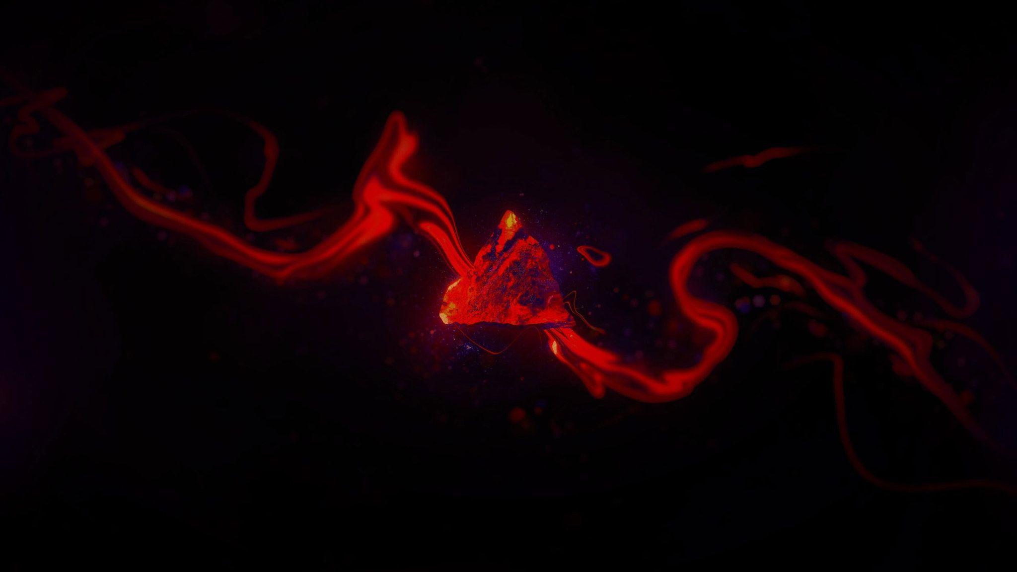 2048x1152 Blood digital wallpaper, abstract, 3D, dark, triangle, black • Wallpaper For You HD Wallpaper For Desktop & Mobile