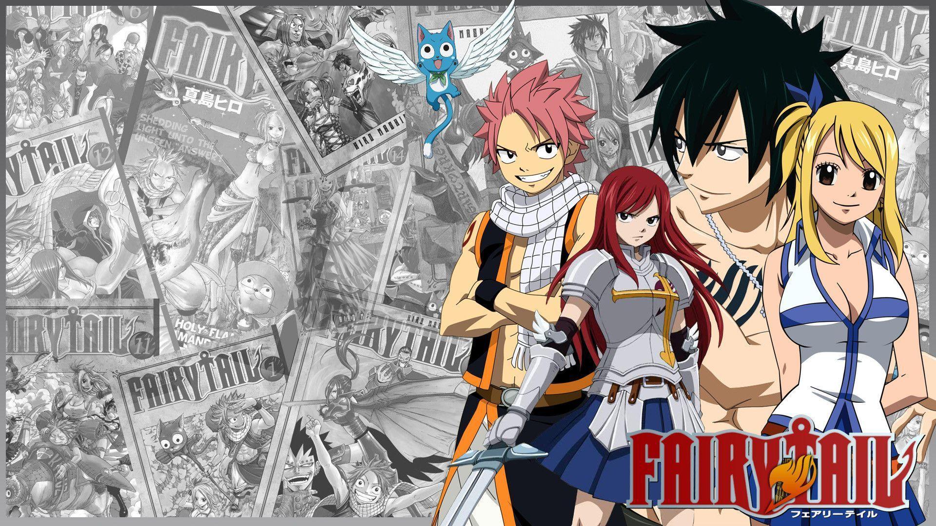 Fairy Tail Manga Wallpapers Top Free Fairy Tail Manga Backgrounds Wallpaperaccess