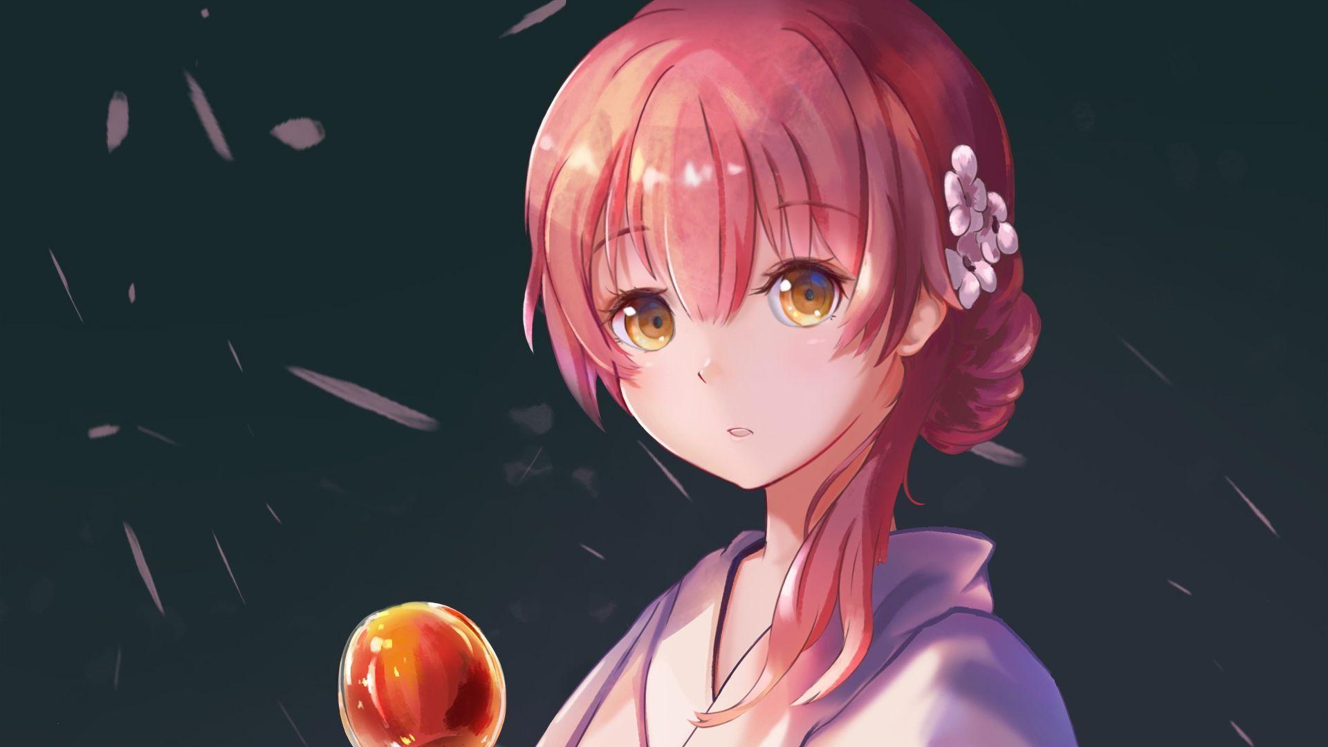 1920x1080 Desktop Wallpaper Red Head, Anime Girl, Nishimiya Shouko, Koe No Katachi, HD Image, Picture, Background, O5a Yz