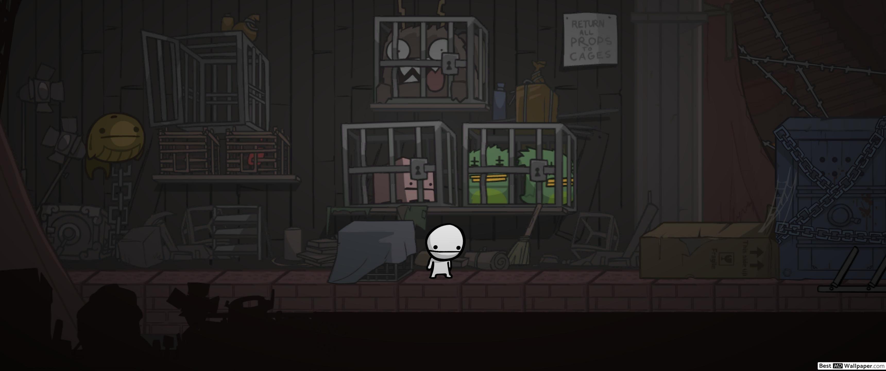3440x1440 Prison Cell of BattleBlock Theater HD wallpaper download