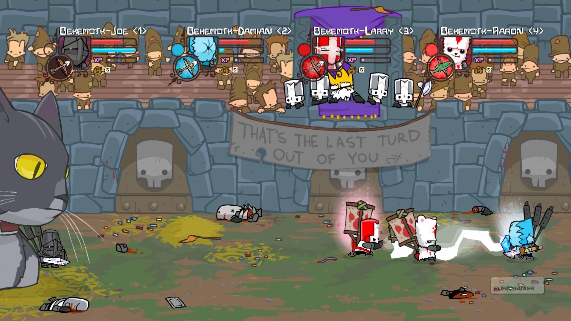 Castle crashers как играть на пиратке. Castle Crashers the Behemoth. Castle Crashers по сети на пиратке. 1600 Х 900 Castle Crashers. The Behemoth игры.