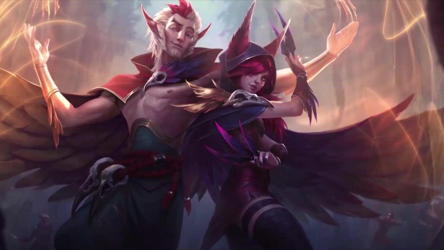 1500x844 Xayah And Rakan Live Wallpaper