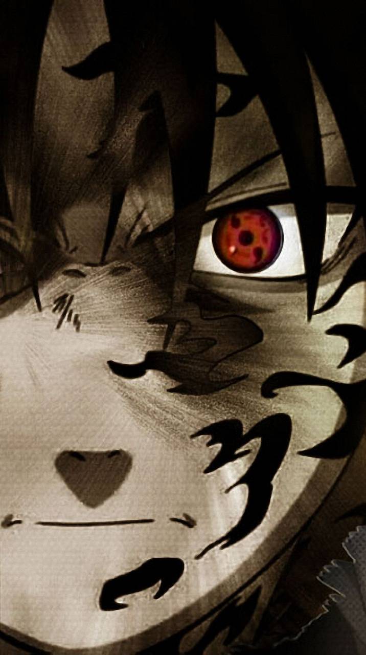 716x1280 Sasuke Curse wallpaper