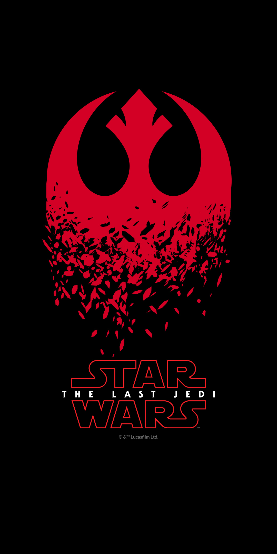 1080x2160 Star Wars Jedi Symbol Wallpaper