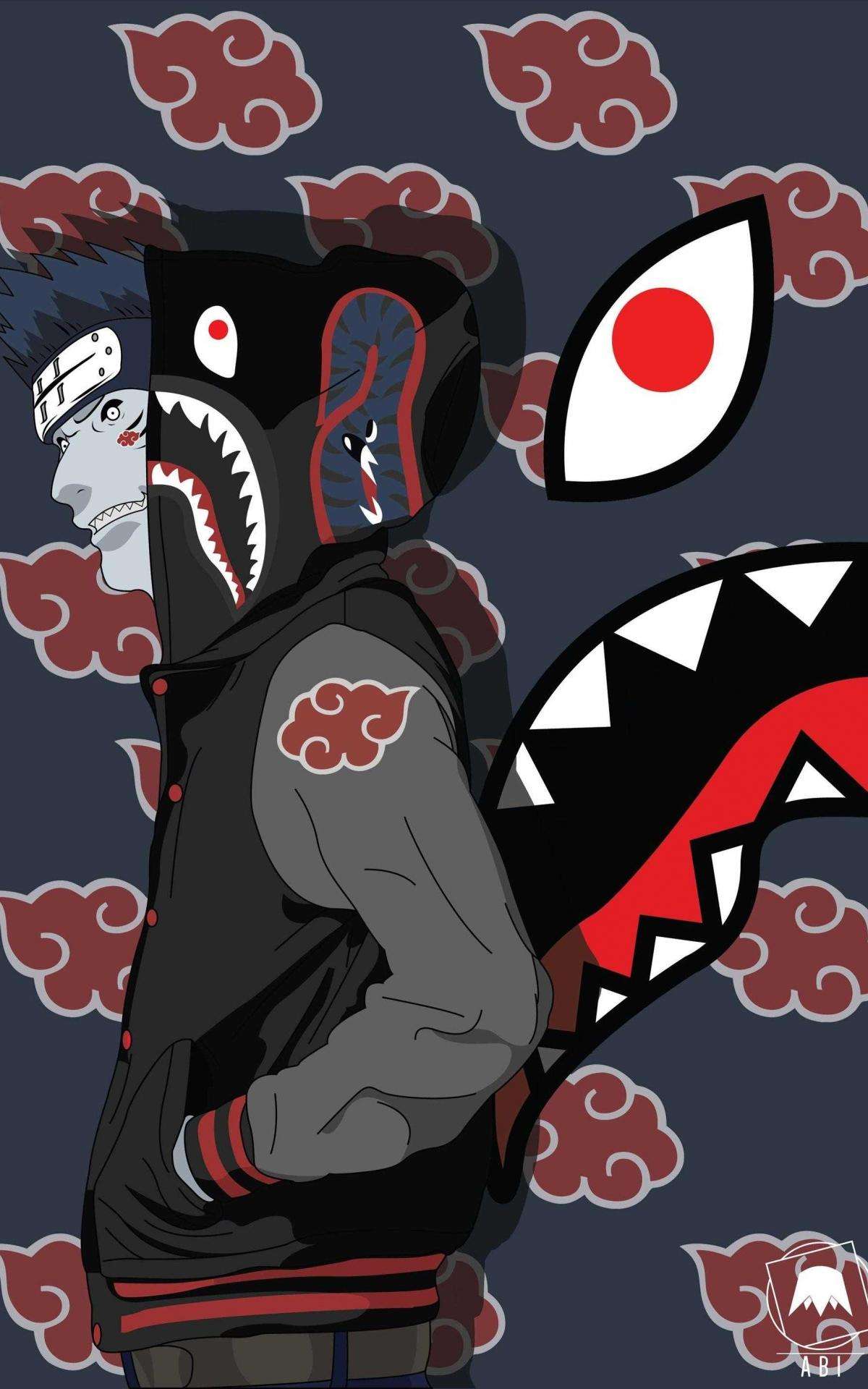 1200x1920 Naruto Adidas Wallpaper