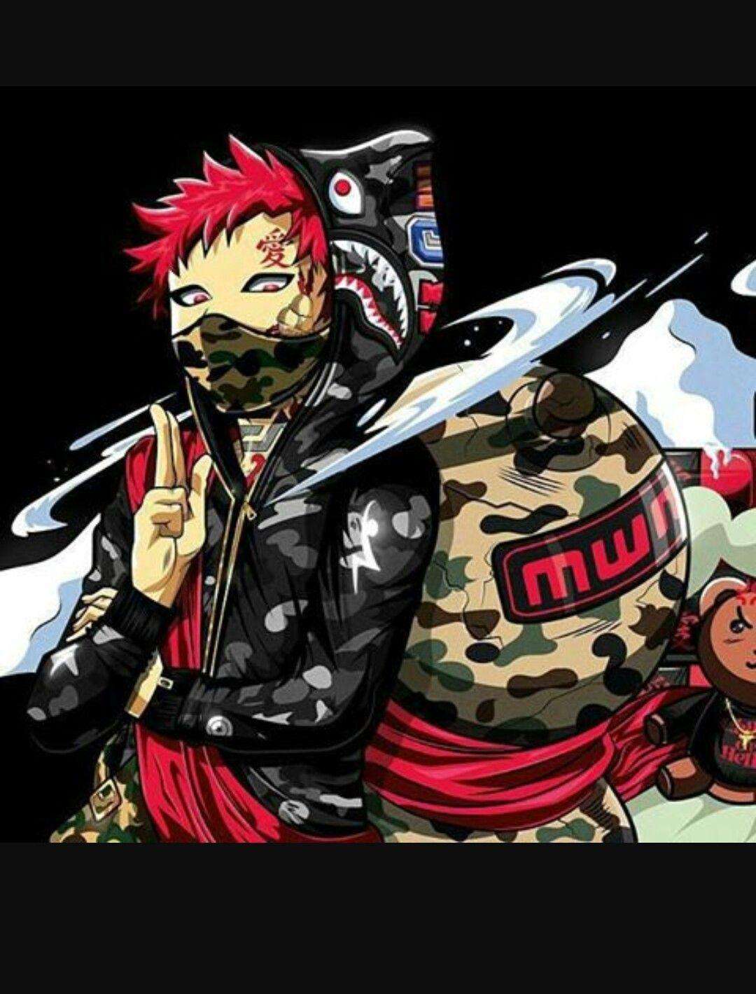 1080x1419 Naruto Adidas Wallpaper