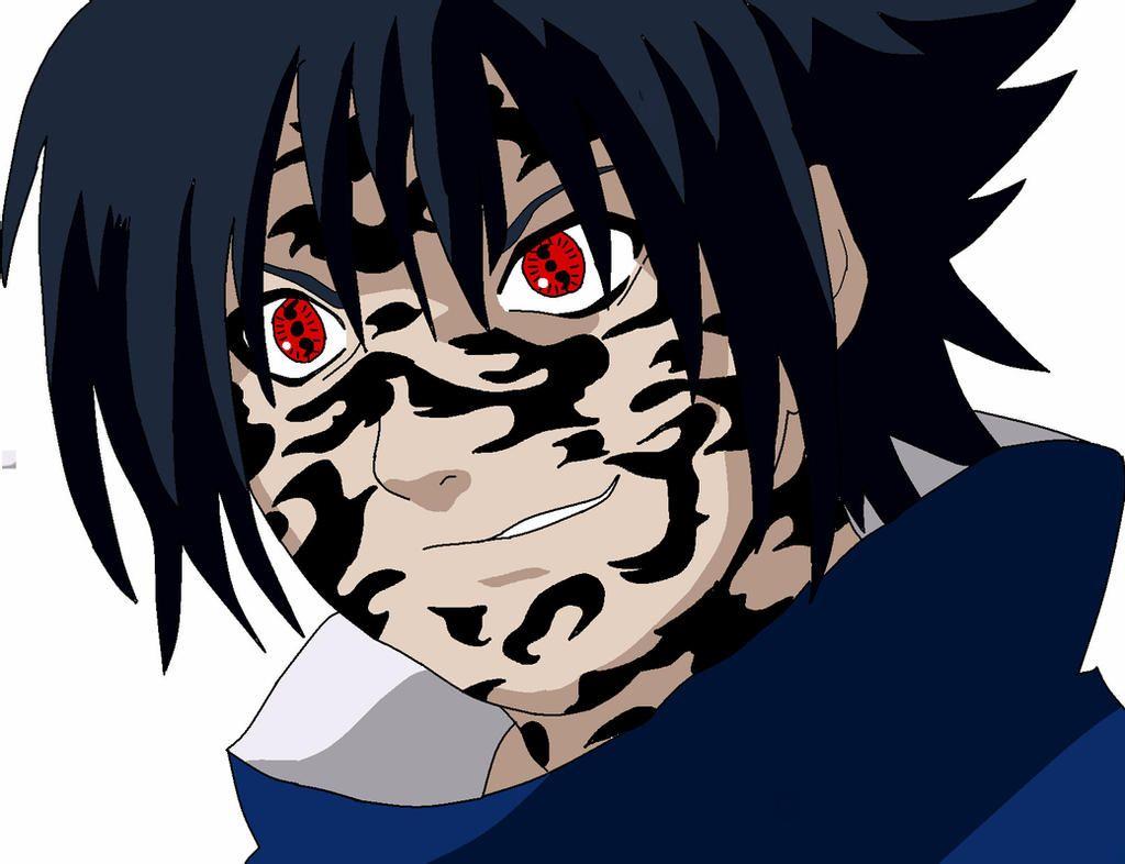 1024x786 Sasuke Uchiha Curse Mark