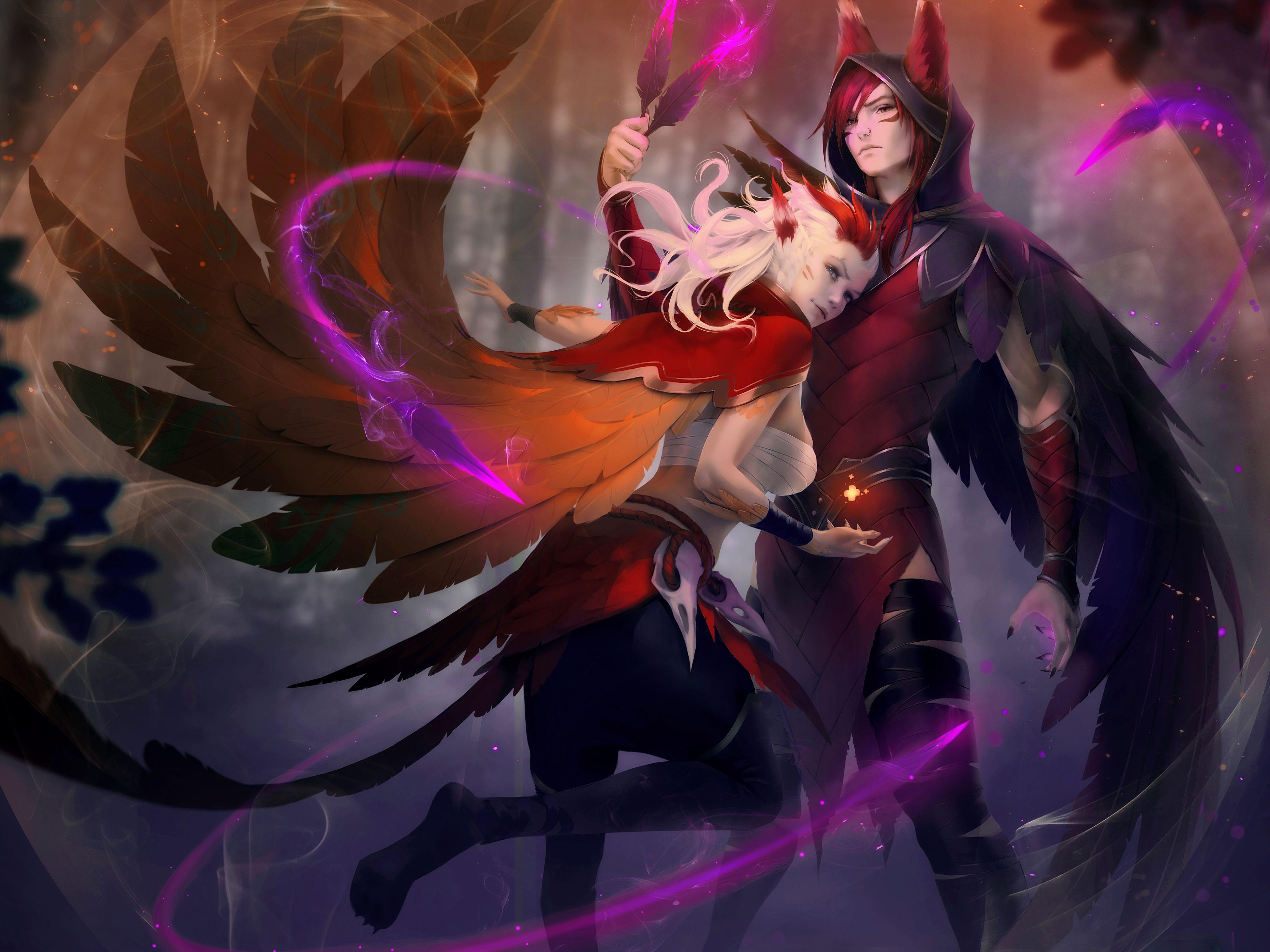 4000x3000 Xayah Rakan League Of Legends Xayah League Of Legends Rakan League Of Legends League Of Legends Vide Wallpaper:4000x3000