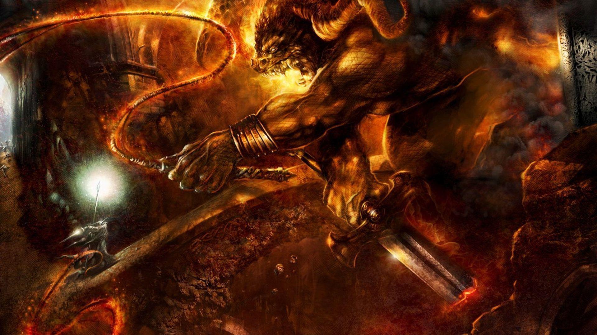1920x1080 Gandalf Balrog Wallpaper HD