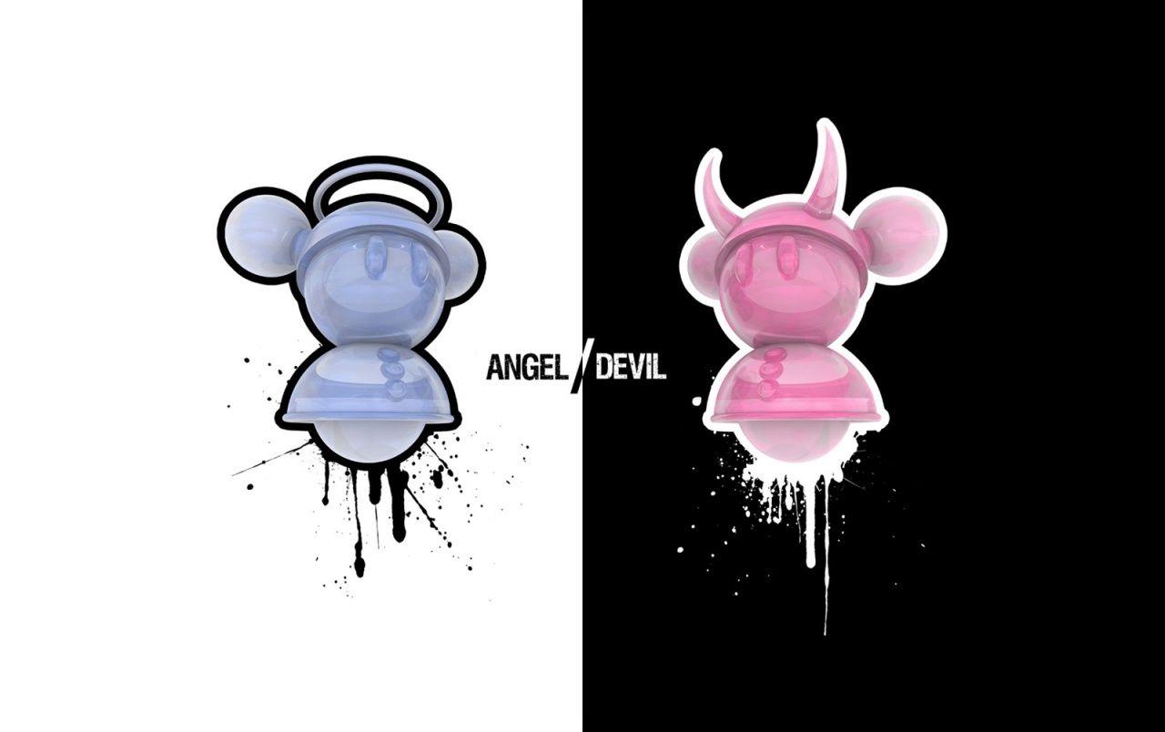 1280x804 Angel and devil wallpaper. Angel and devil