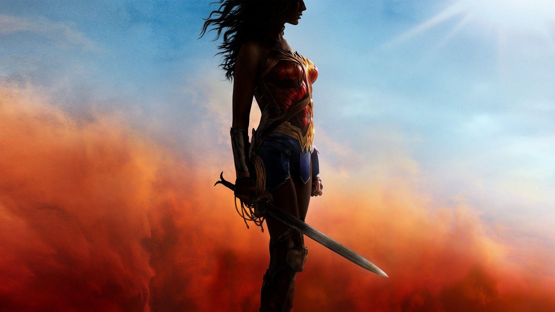 1920x1080 Wonder Woman, Film posters, Gal Gadot, DC Comics wallpaper. movies