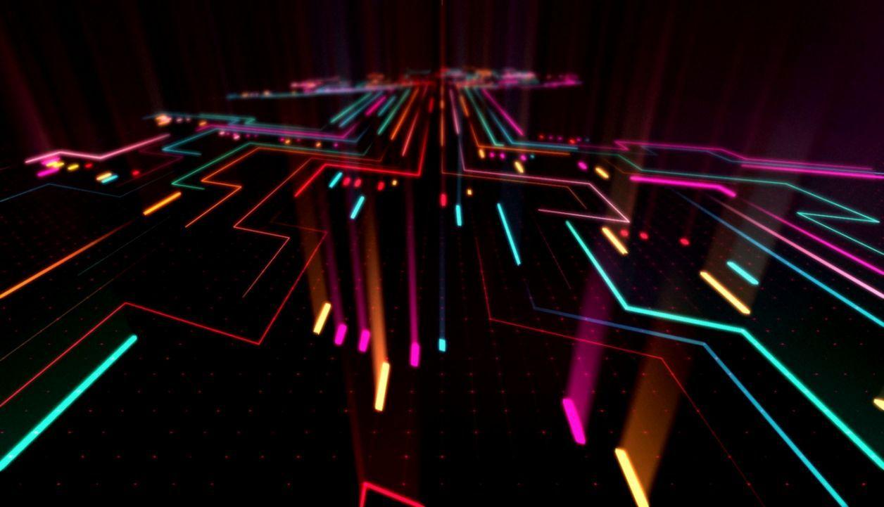 1256x721 High Resolution Neon Abstract Wallpaper HD