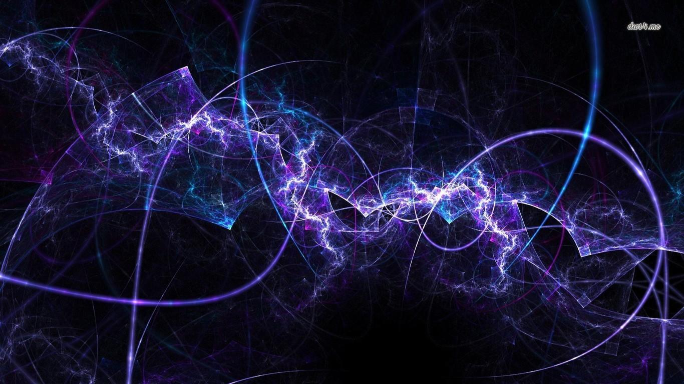 1366x768 High Resolution Neon Abstract Wallpaper HD