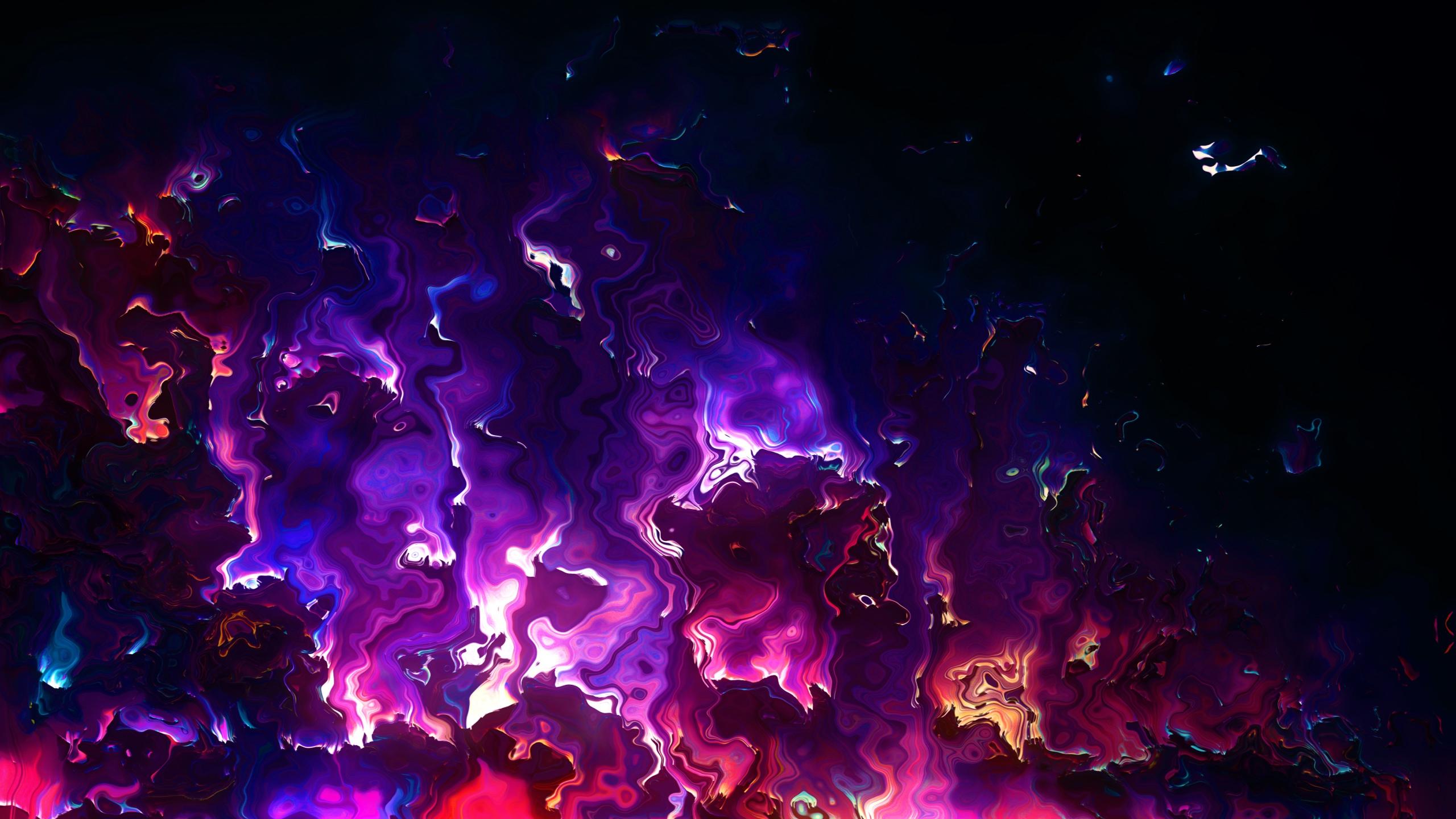 2560x1440 Neon Abstract Desktop .