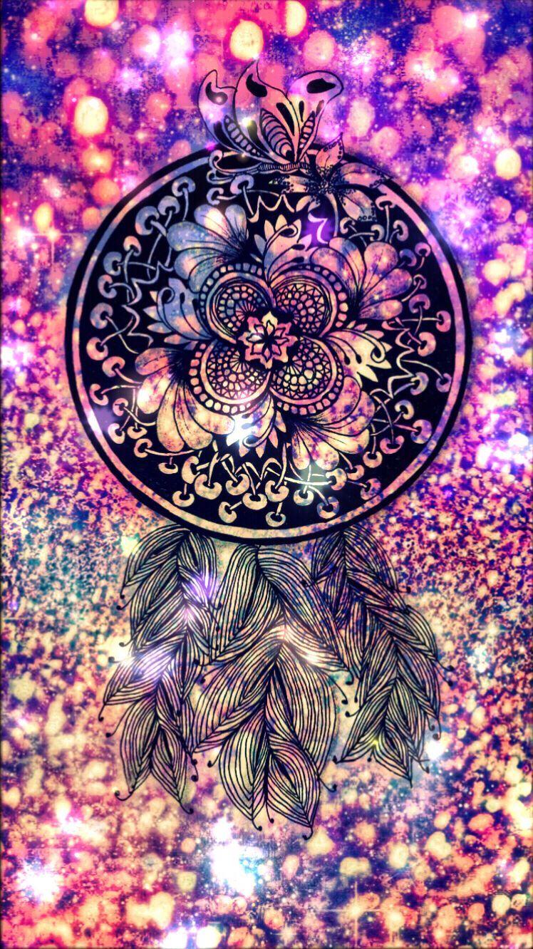 748x1332 Wallpaper Background Galaxy Dream Catcher