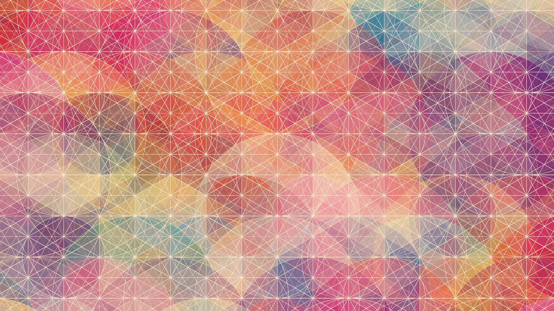 1920x1080 Abstract HD wallpaper: CUBEN Space Io colorful geometric wallpaper