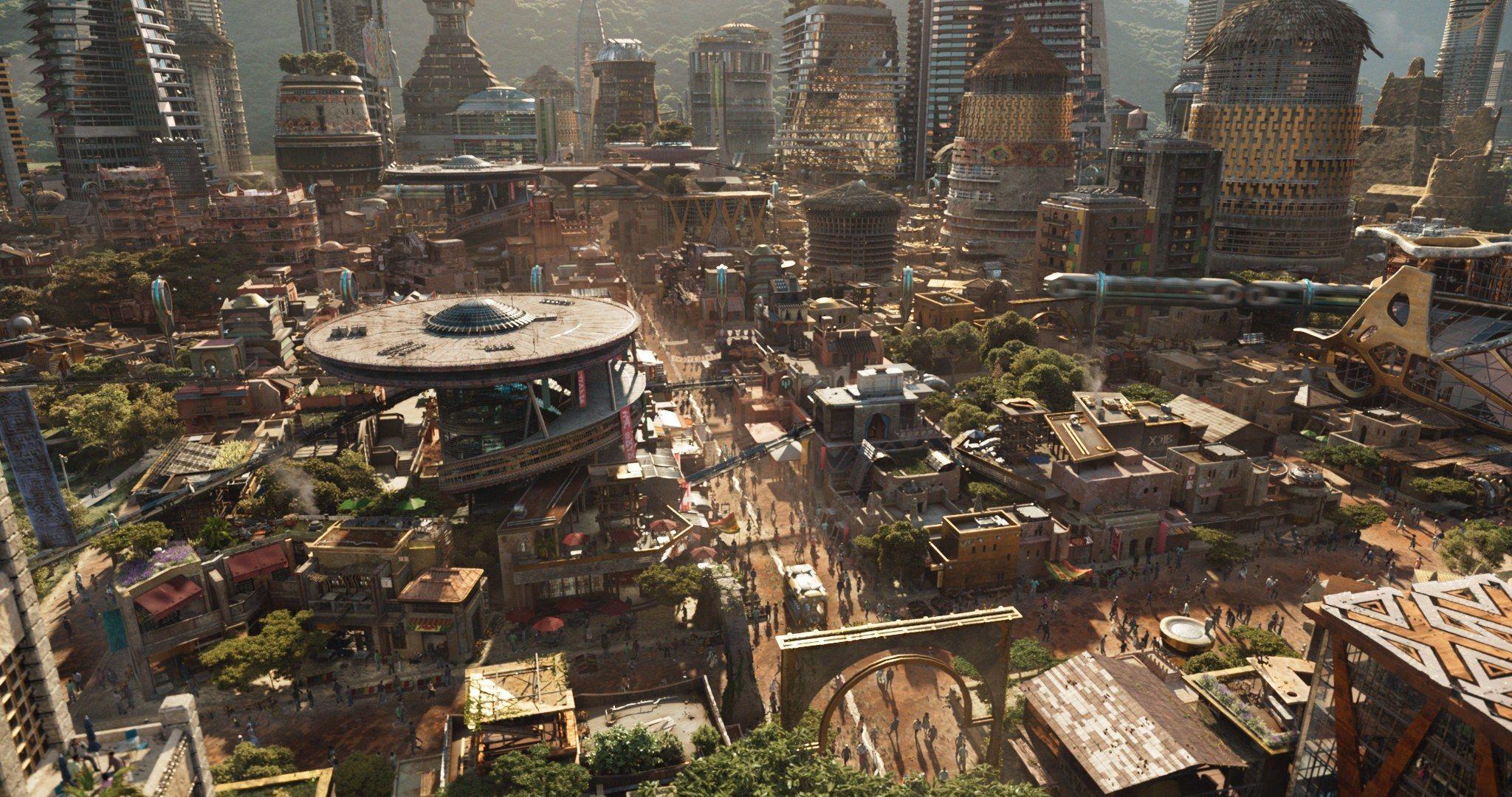 2048x1080 The Real Life Possibilities Of Black Panther's Wakanda According To Urbanists And City Planners. Black Panther, Afrofuturism, Futuristic Architecture