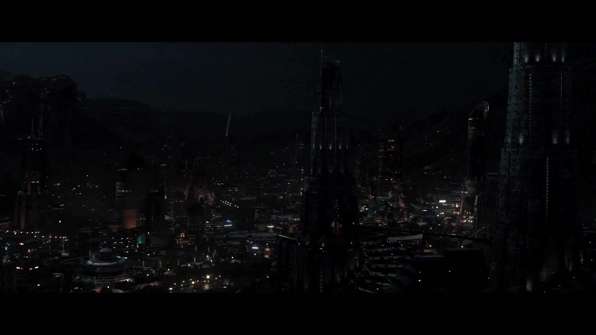 1920x1080 Night Time Wakanda Panther, Rohit Nayak