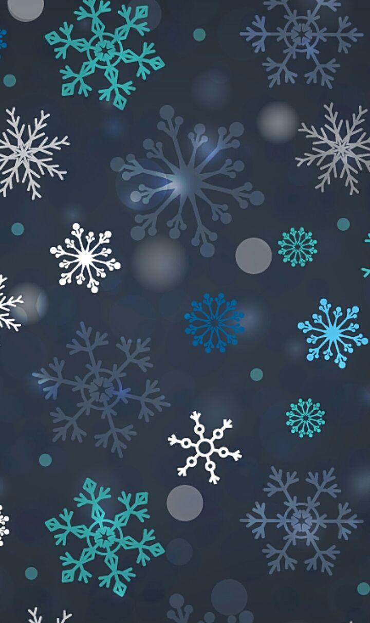 720x1212 Snowflake Wallpaper