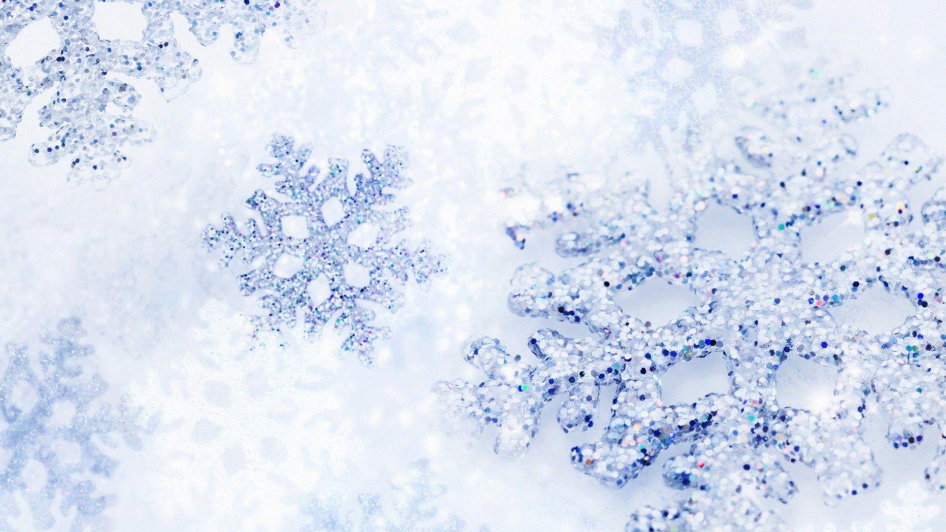 1920x1080 Snowflakes Desktop Wallpaper