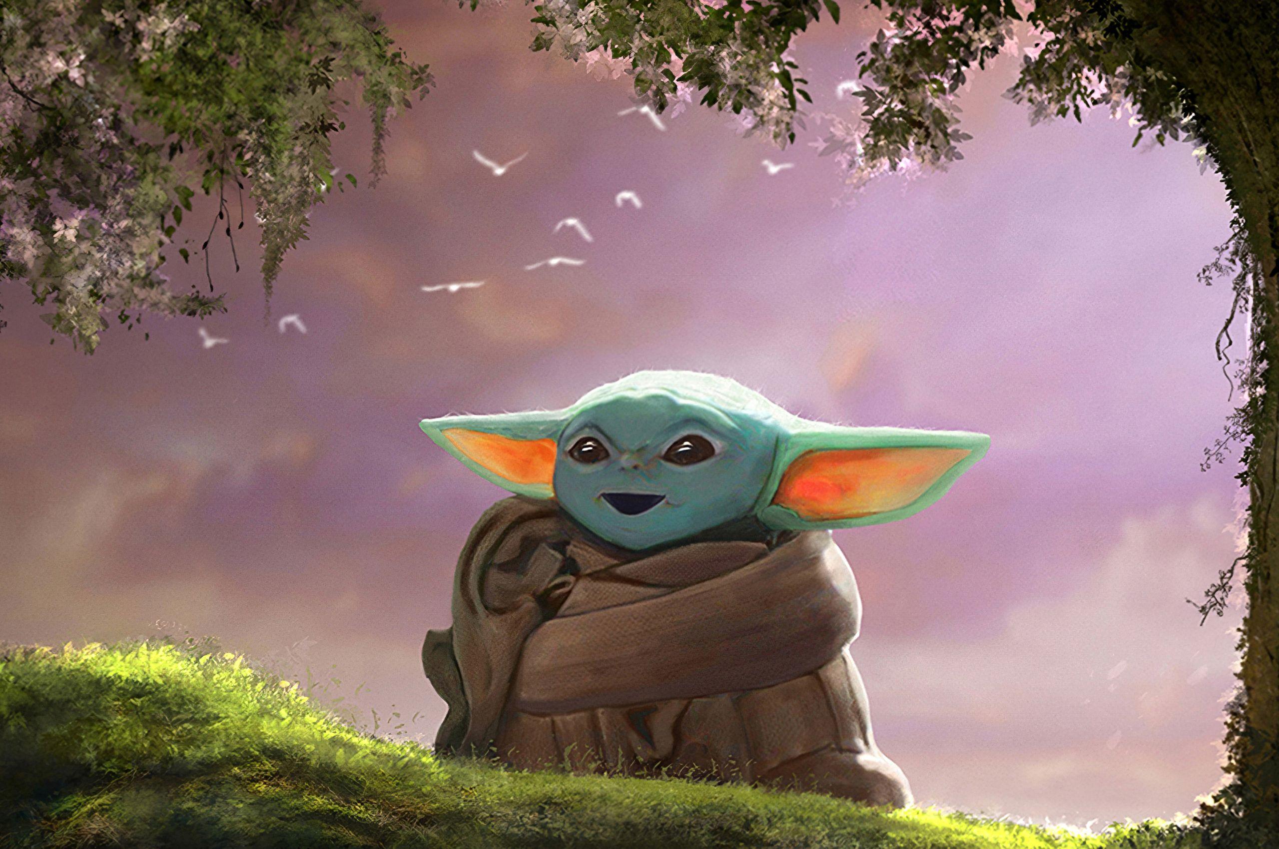 Baby Yoda Aesthetic Wallpapers - Top Free Baby Yoda Aesthetic