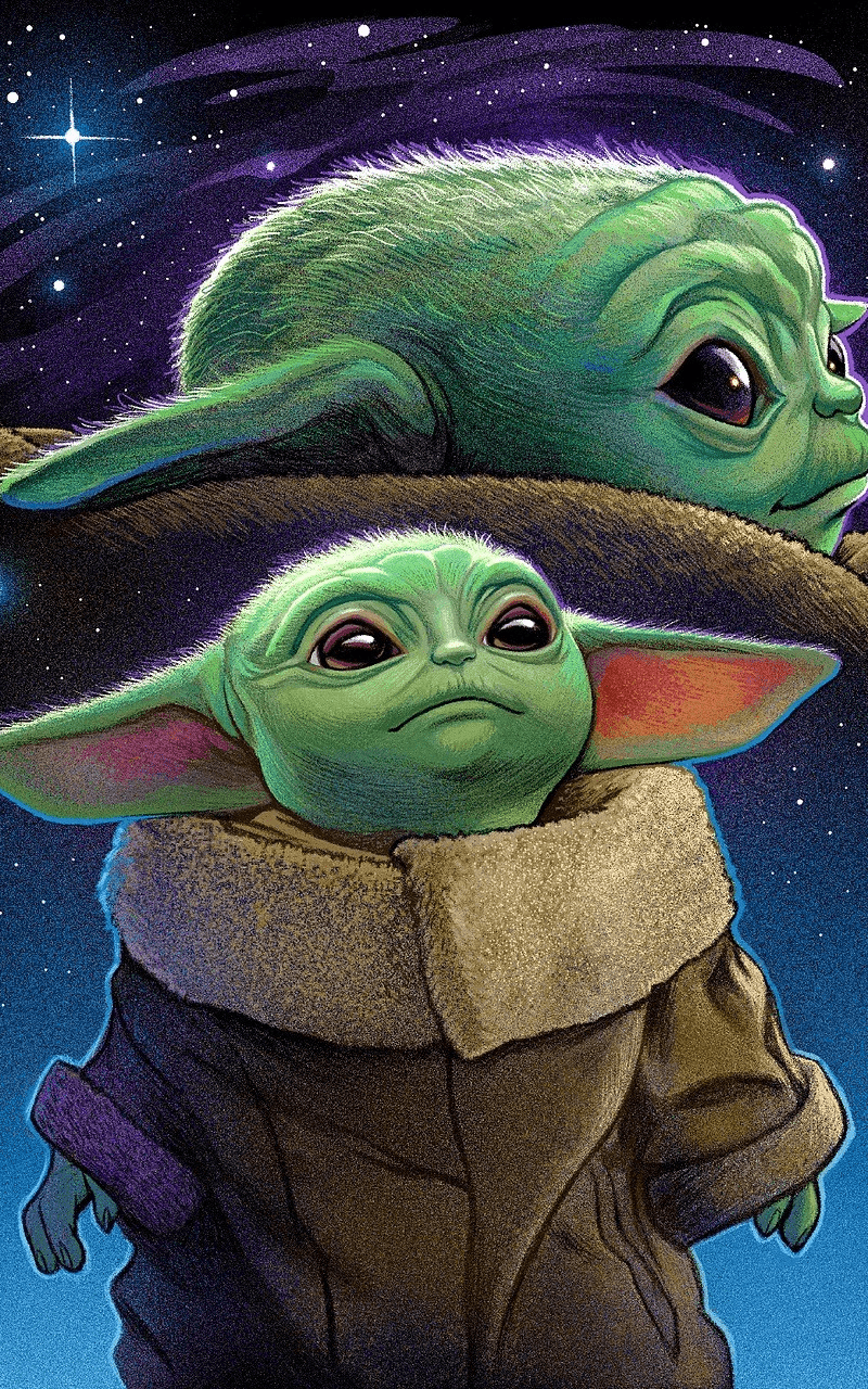 800x1280 Free download Baby Yoda Created by Courtney Autumn Martin Star wars art [996x1280] for your Desktop, Mobile & Tablet. Explore Baby Yoda Wallpaper. Baby Yoda Valentine Wallpaper, Yoda Wallpaper, Yoda Wallpaper