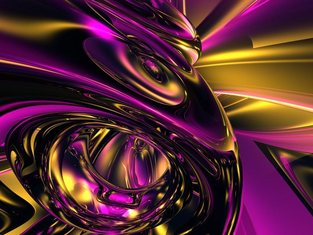 1024x768 Cool Purple And Gold Background