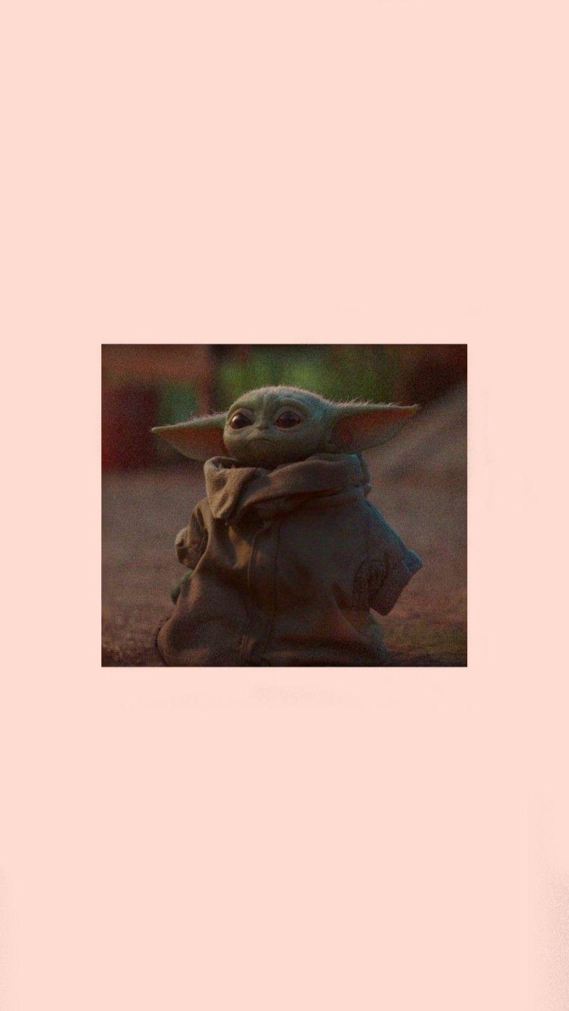 815x1448 Aesthetic Baby Yoda Wallpaper