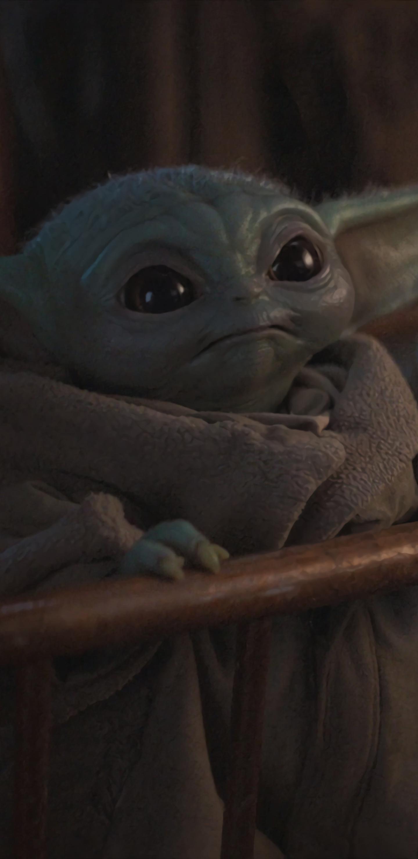 1440x2960 Cute Baby Yoda Background .