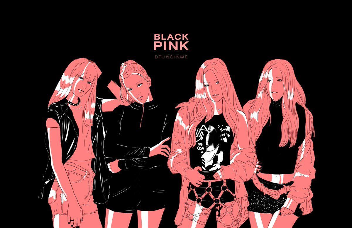 Black Pink Computer Wallpapers Top Free Black Pink Computer