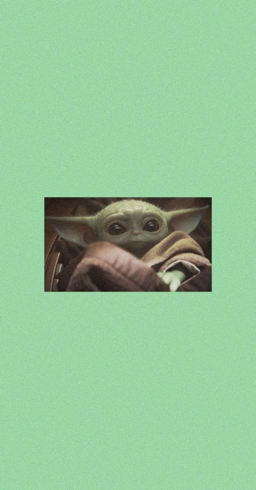 828x1582 Wallpaper baby yoda green. Yoda wallpaper, Star wars wallpaper, Cool wall art