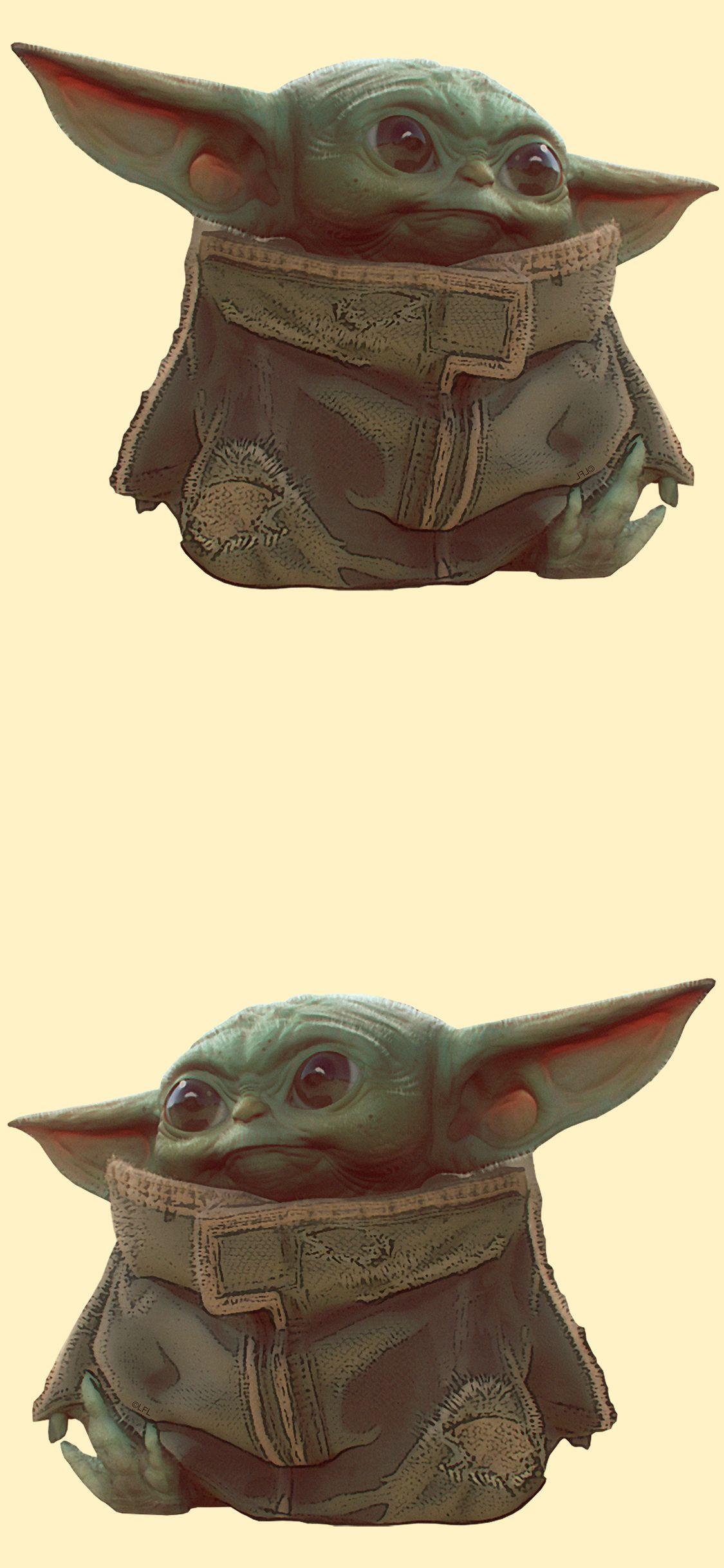 1125x2436 Baby Yoda iPhone Wallpaper