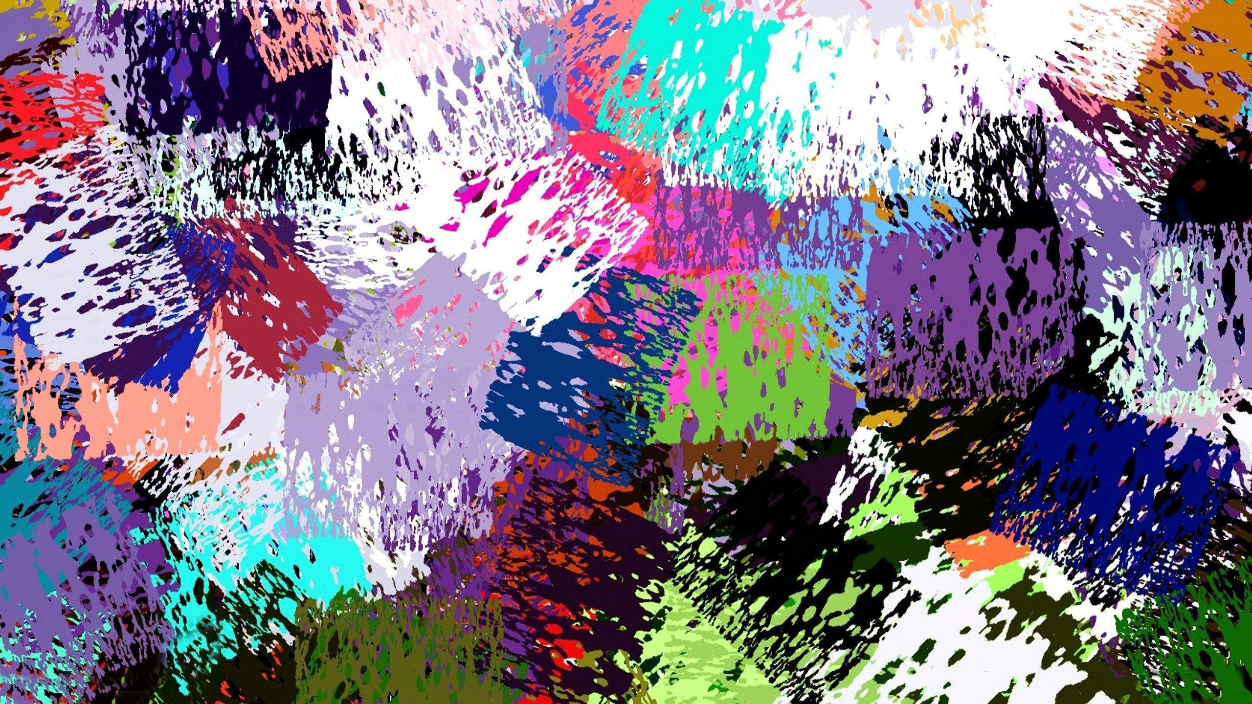 2560x1440 Colorful Abstract Paint HD Wallpaper Background Wallpaper HD Abstract HD Wallpaper