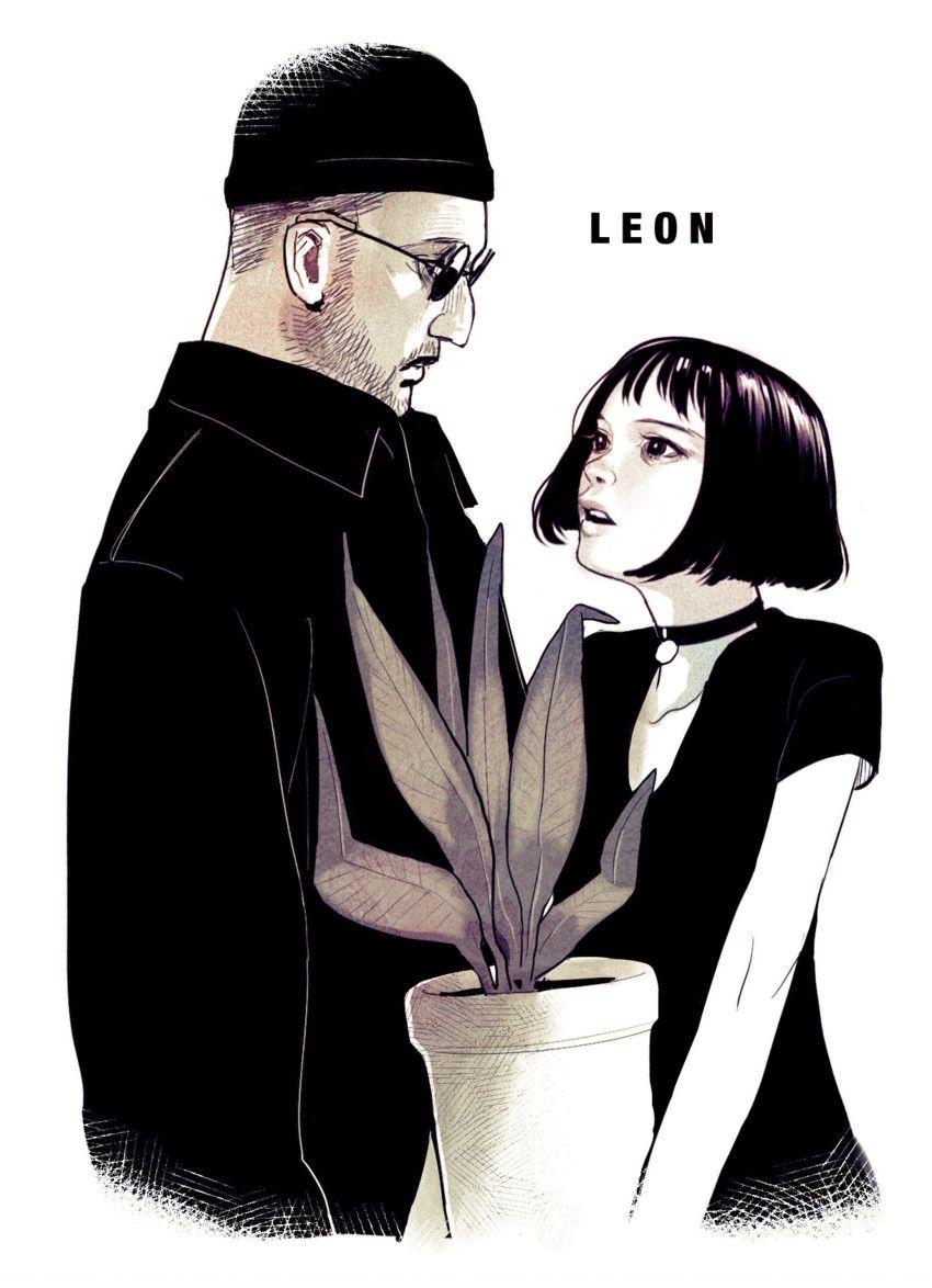 850x1174 Leon: the professional ART and Mathilda. Çizgi romanlar, Leon, Illustration