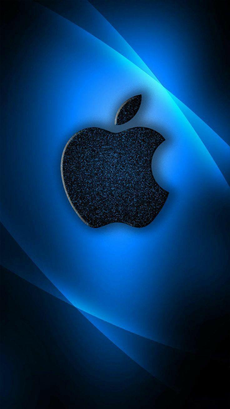 736x1309 iPhone Logo 4K Blue Wallpaper. Apple iphone wallpaper hd, Apple wallpaper iphone, Apple logo wallpaper iphone