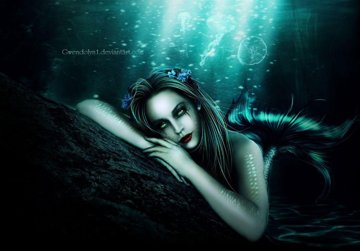 Black Mermaid Wallpapers - Top Free Black Mermaid Backgrounds