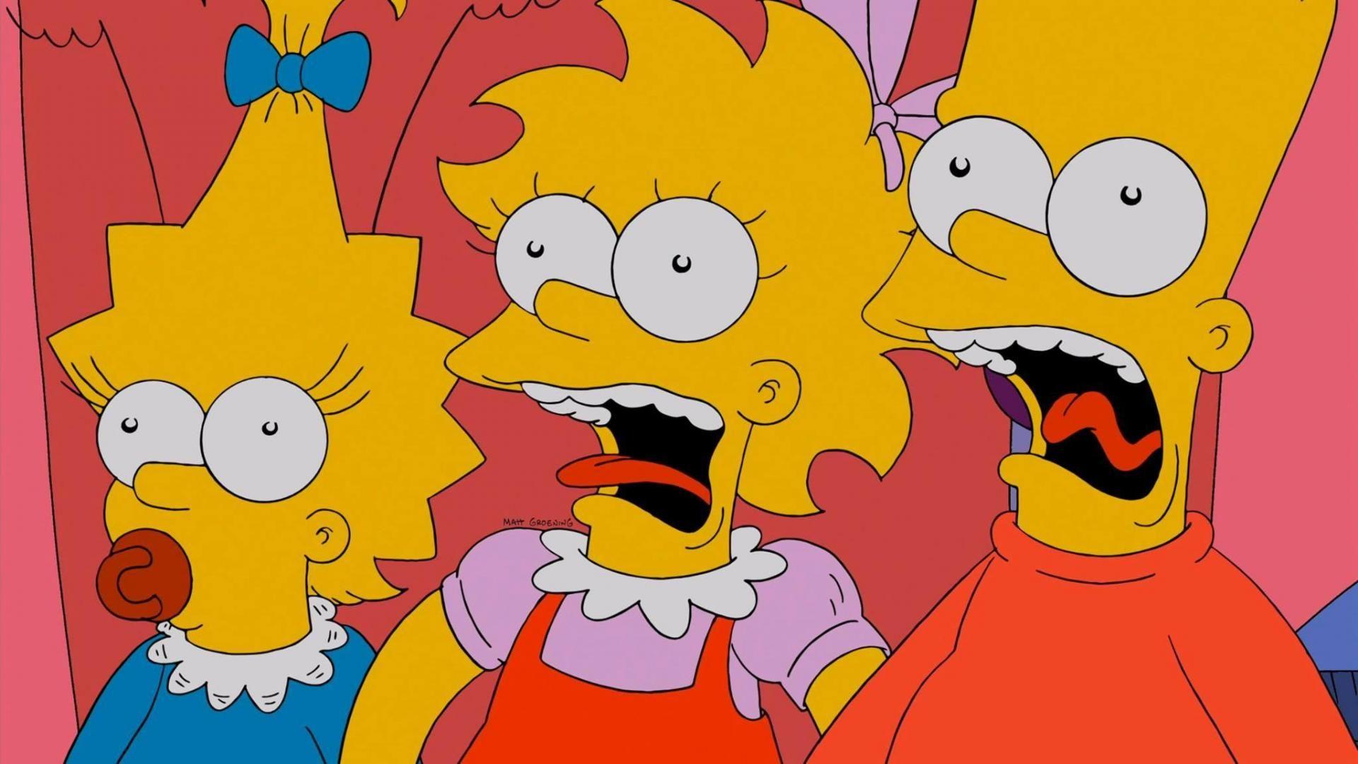 1920x1080 Aesthetic Lisa Simpson Laptop Wallpaper