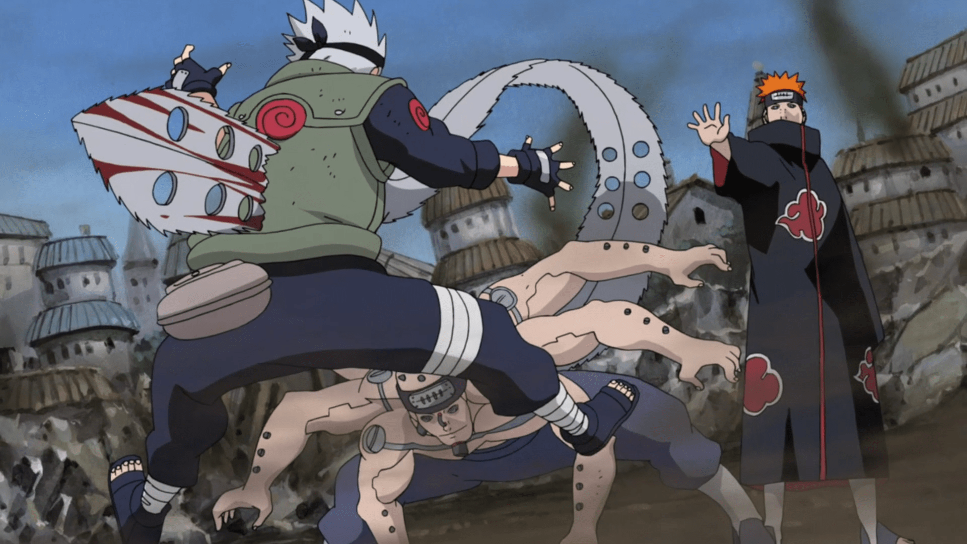 1920x1080 Pain vs. Kakashi