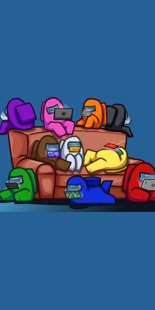 640x1280 Wallpaper HD among us for Android
