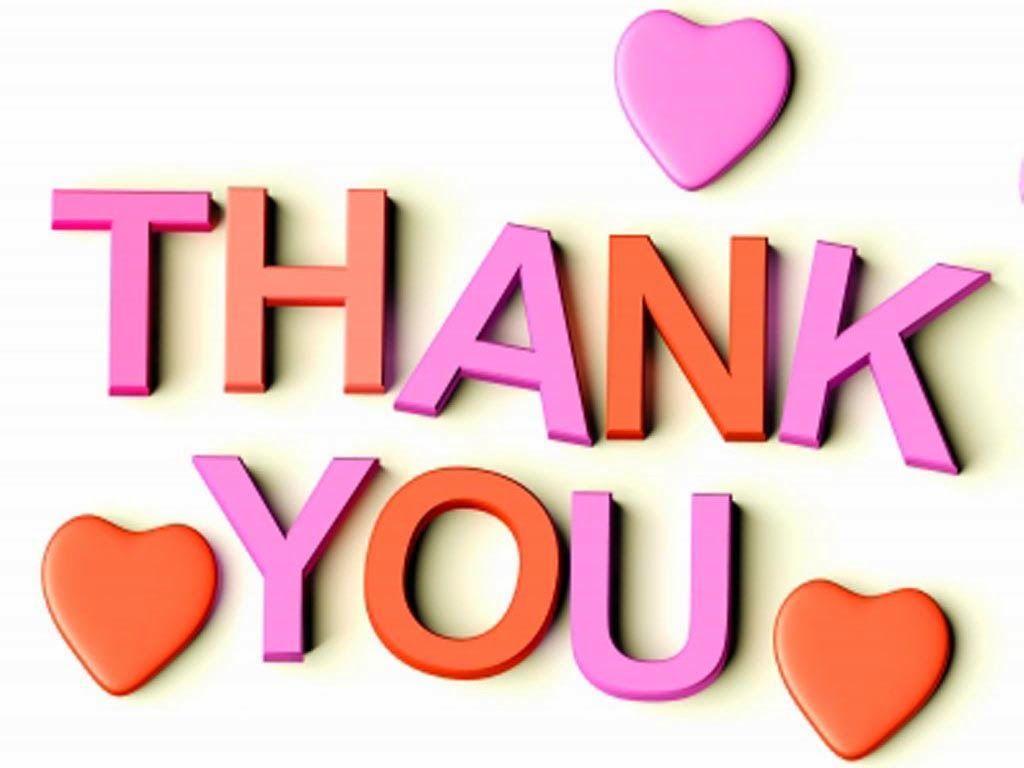 1024x768 Thank You Wallpaper