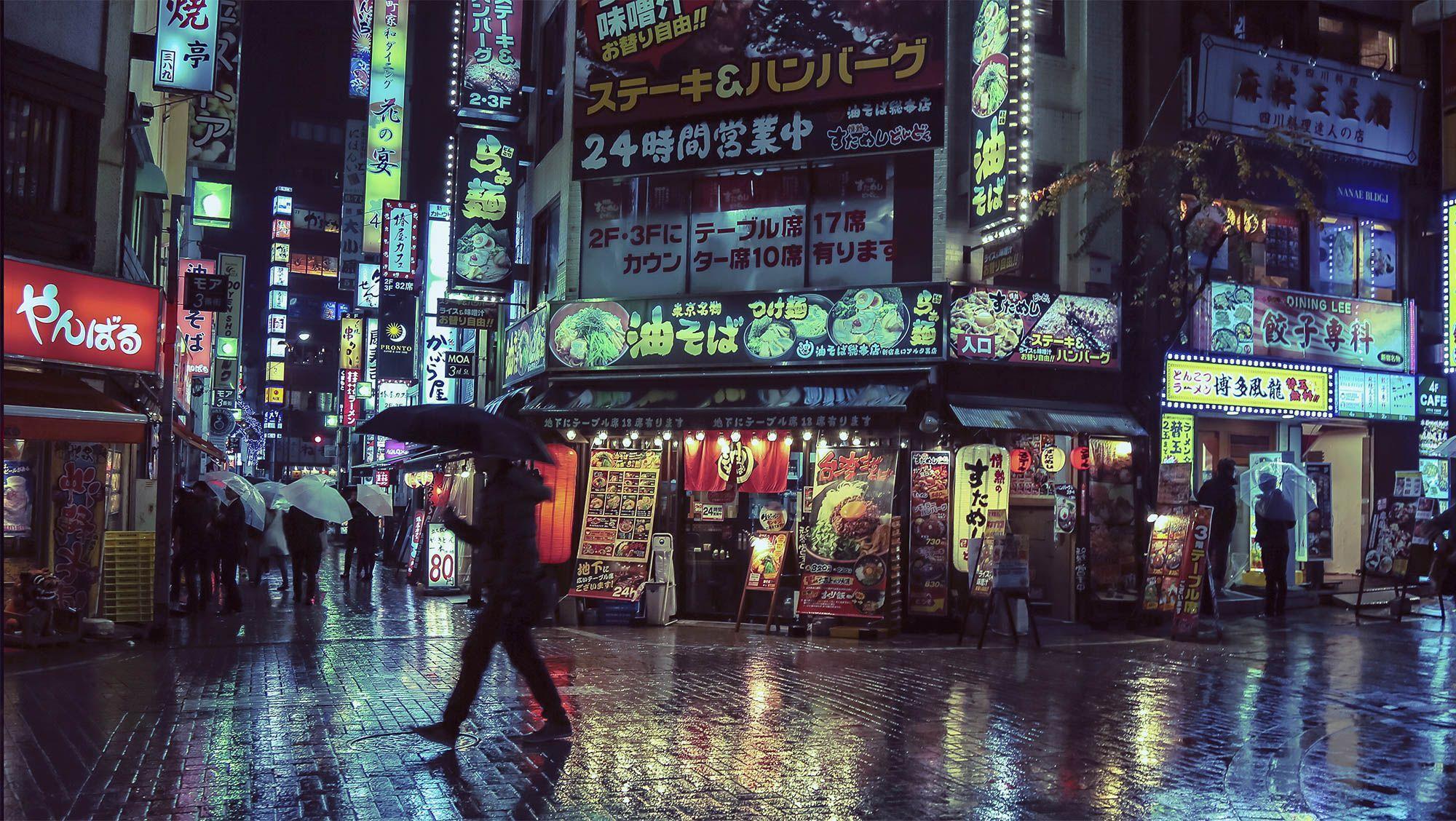 Tokyo Rain Wallpapers - Top Free Tokyo Rain Backgrounds - WallpaperAccess