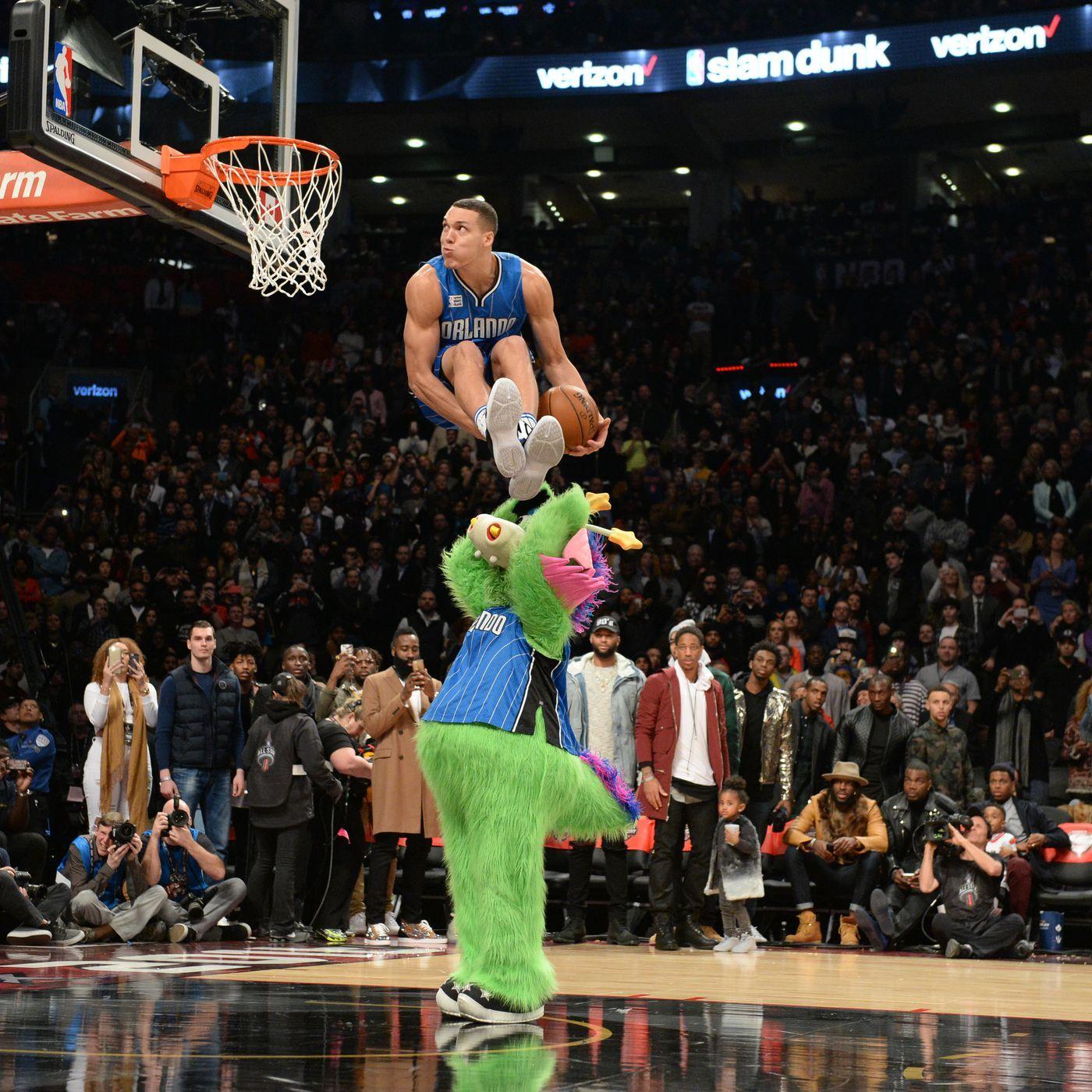 1400x1400 This Magic Moment: The Day Aaron Gordon Helped Save the Dunk Contest Pinstriped Post