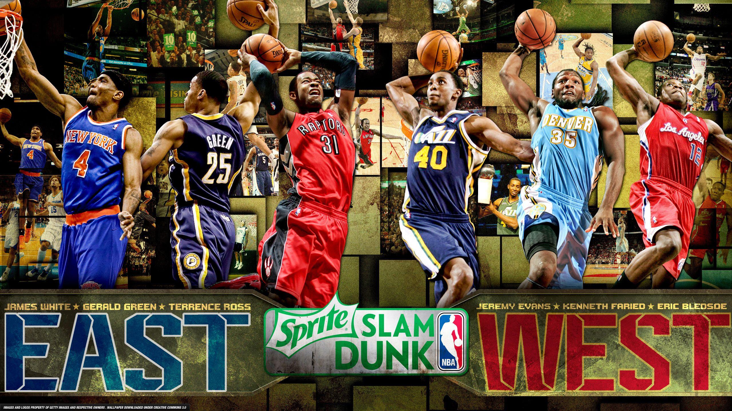 2560x1440 NBA Slam Dunk Contest 2560×1440 Wallpaper. Basketball Wallpaper at