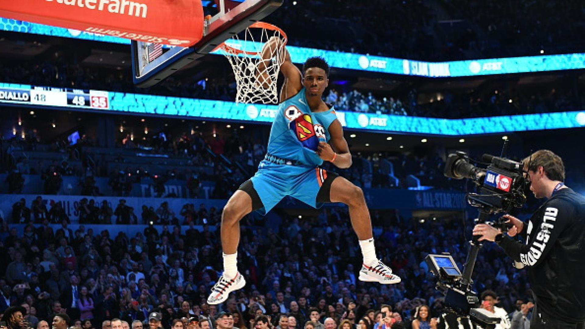 1920x1080 Shadow Basketball Dunk Wallpaper