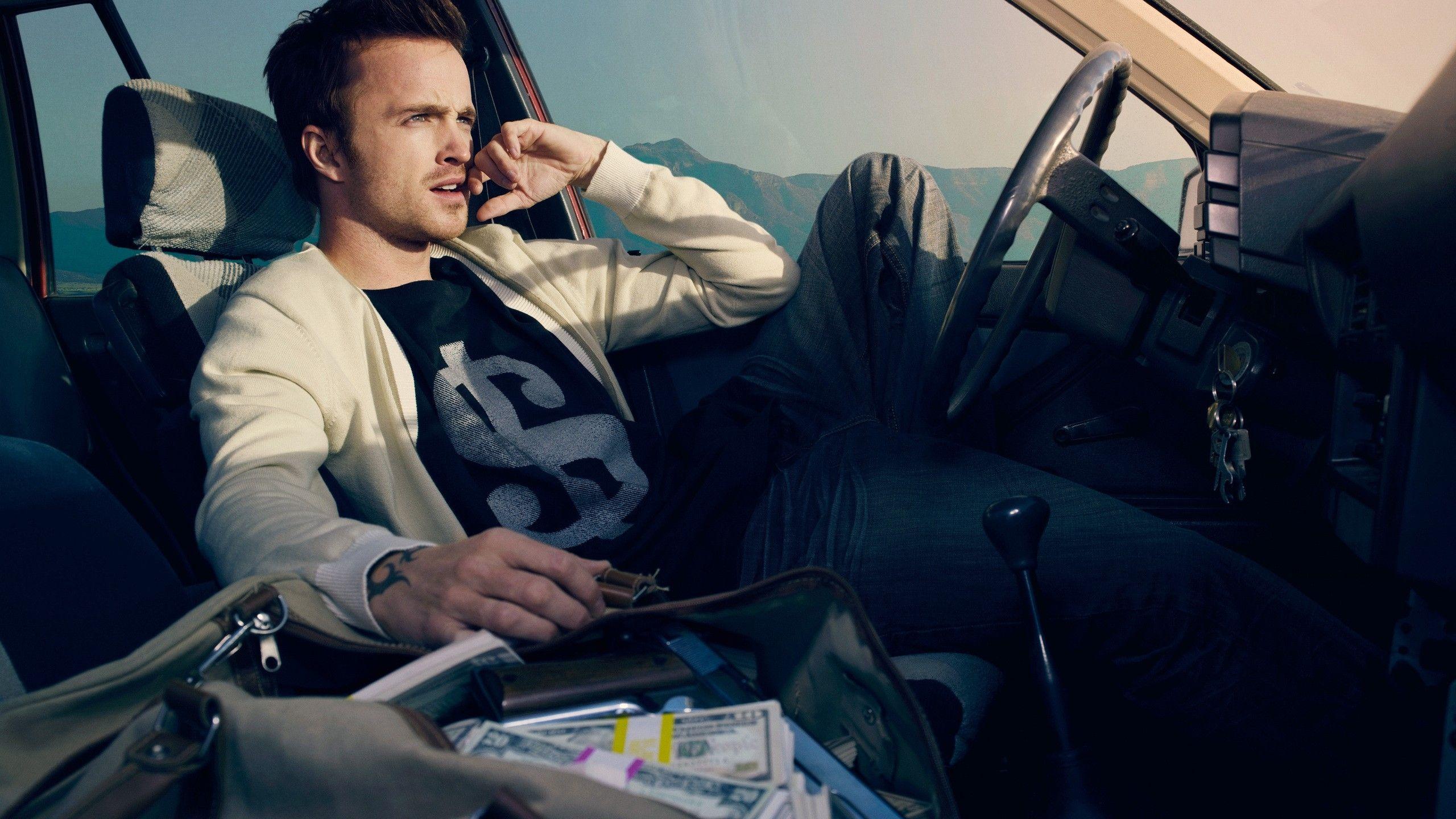 2560x1440 sunset cars breaking bad series amc walter white aaron paul jesse pinkman