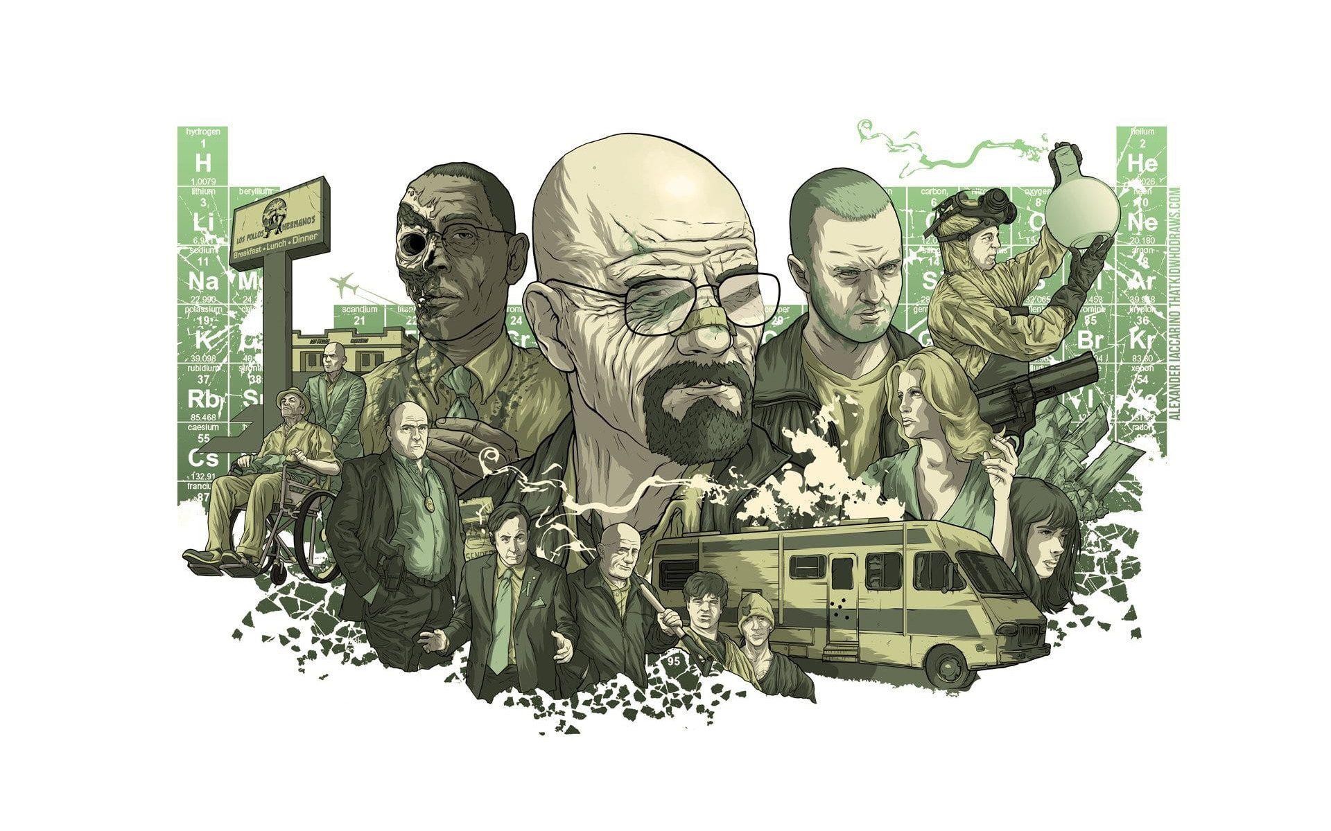 1920x1200 Men and bus collage wallpaper, the series, characters, Jesse pinkman • Wallpaper For You HD Wallpaper For Desktop & Mobile