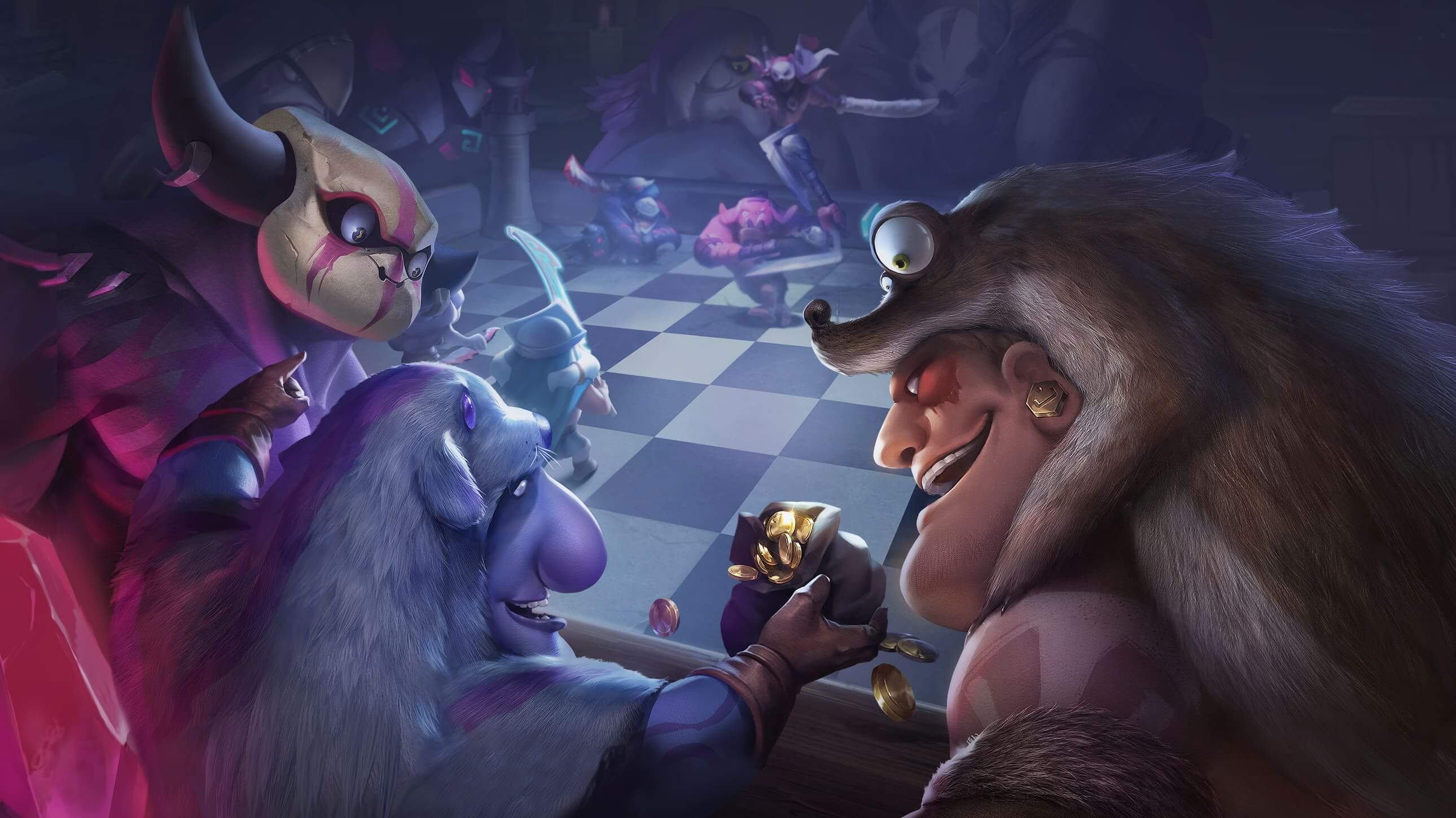 2580x1450 Auto Chess Dragon Nest Game Wallpaper
